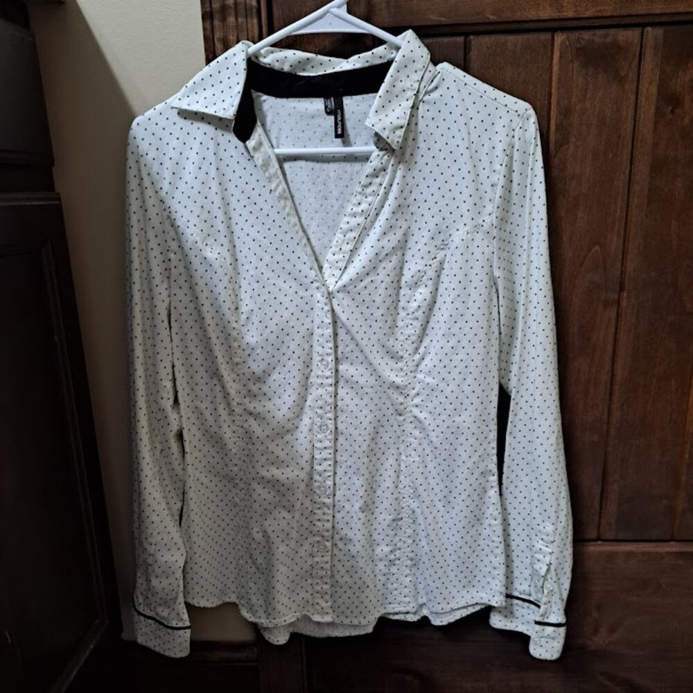 Black and White button down
